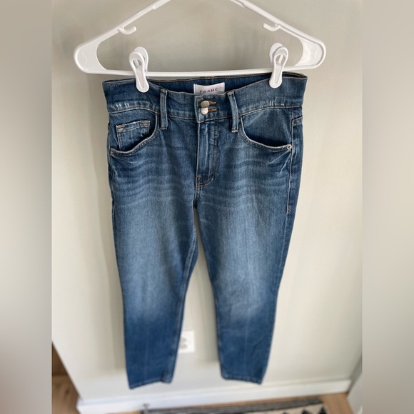 Frame Denim Heritage Le Sylvie Slender Straight Leg Jeans - Size 25 - Picture 8 of 14